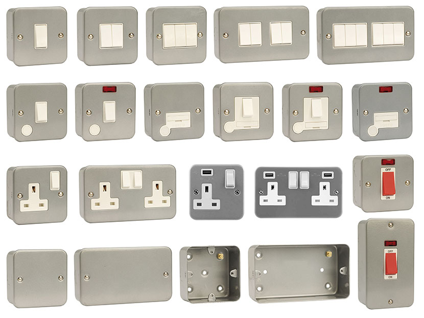 Metal Clad Electrical Fittings Switches & Sockets Garage