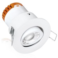 Aurora Enlite E5 4.5W Adjustable Dimmable Fire Rated LED Downlight White