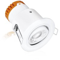 Aurora Enlite E8 8W Adjustable Dimmable Fire Rated LED Downlight White