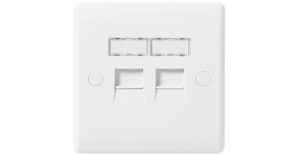 Legrand 84347 85984 85320 - Double RJ45 6 Xélio graphimat Sagane bois chêne 3245060859848