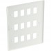 BG R812 Grid Frontplate 12 Gang White BG R812 Grid Frontplate 12 Gang White