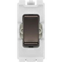BG RBN30 Grid Switch Double Pole 20AX Black Nickel BG RBN30 Grid Switch Double Pole 20AX Black Nickel
