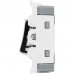 BG RBS30 Grid Switch Double Pole 20AX Brushed Steel BG RBS30 Grid Switch Double Pole 20AX Brushed Steel