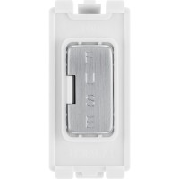 BG RBSFUSE Grid Fused Outlet Brushed Steel BG RBSFUSE Grid Fused Outlet Brushed Steel