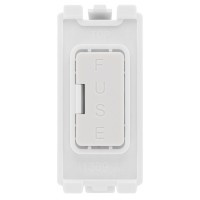 BG RFUSE Grid Fused Outlet White