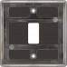 BG RNBN1 Grid Frontplate 1 Gang Black Nickel