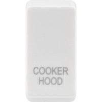 BG RRCHW Grid Rocker Cooker Hood White