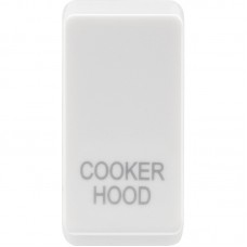 BG RRCHW Grid Rocker Cooker Hood White