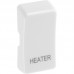 BG RRHTW Grid Rocker Heater White