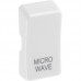 BG RRMWW Grid Rocker Microwave White