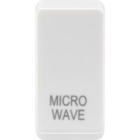 BG RRMWW Grid Rocker Microwave White