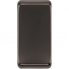 BG RRUPBN-01 Grid Rocker Plain Black Nickel