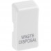 BG RRWDISW Grid Rocker Waste Disposal White