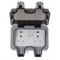 BG Nexus Storm Weatherproof Double Socket - WP22