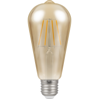 Crompton Filament Dimmable Antique LED ST64 5W ES-E27