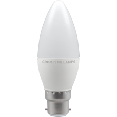 Crompton LED Thermal Plastic Candle 5.5W BC-B22d