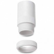 Univolt AMT/LR25WH Male Thread Adaptor 25mm White