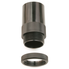 Univolt AMT/LR25BK Male Thread Adaptor 25mm Black