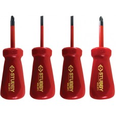 CK Stubby VDE Slim Screwdriver Set of 4