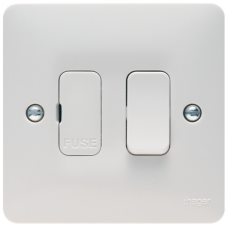 Hager Sollysta WMSSU83 Double Pole Switched Spur 13A