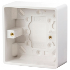 Click CMA083 Surface Pattress 1Gang 35mm White