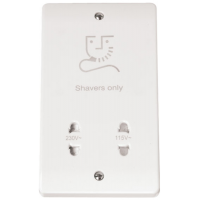 Click CMA100 Shaver Socket 115/230V