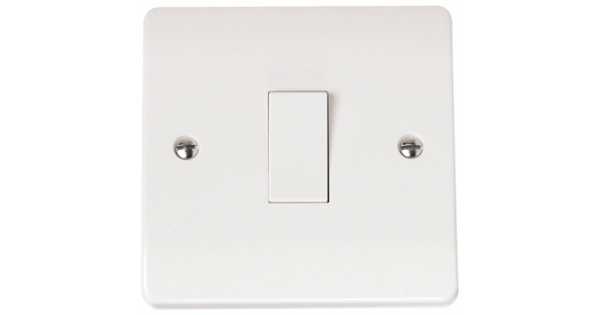 Click CMA025 Plate Switch 1Gang Intermediate 10A | Electric Vault Ltd