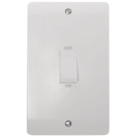 Click CMA502 Switch Double Pole Double Plate 45A