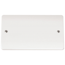 Click CMA061 Blanking Plate 2Gang White