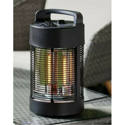 700W Electric Carbon Fibre Outdoor Table Top Patio Heater 360º