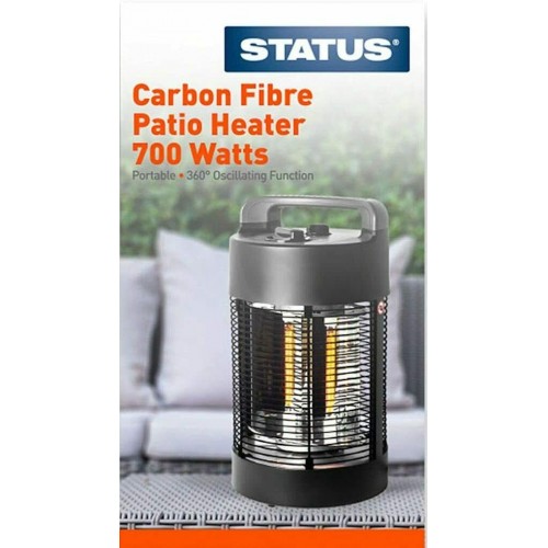 700W Electric Carbon Fibre Outdoor Table Top Patio Heater 360º